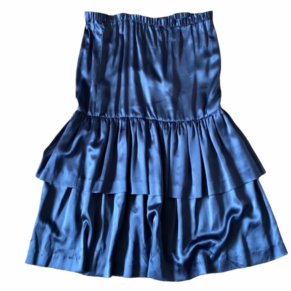 💙 Black 100% silk dress - Picture 1 of 5